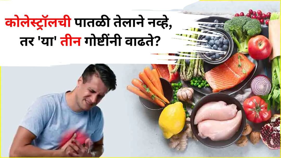 Health Lifestyle marathi news Cholesterol levels in the body increase not due to oil but due to these three things Learn the disadvantages from experts Health: काय सांगता! शरीरातील कोलेस्ट्रॉलची पातळी तेलाने नव्हे तर 'या' तीन गोष्टींनी वाढते? तज्ज्ञांकडून तोटे जाणून घ्या..