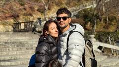 Soha Ali Khan And Kunal Kemmu Seek Blessings At Buddhist Temple, See All Pics