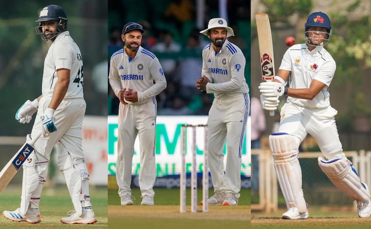 कोहली-राहुल, रोहित-माशवी आउट, टीम भारत के 3 स्टार रंजी में अंतिम दौर खेलेंगे