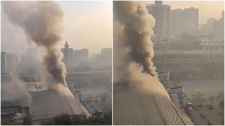 Massive Fire Breaks Out At Hypercity Mall In Maharashtra's Thane