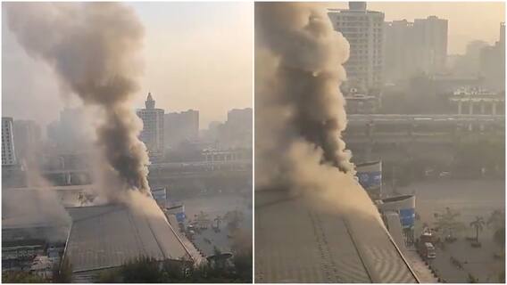 Massive Fire Breaks Out At Hypercity Mall In Maharashtra's Thane: VIDEO