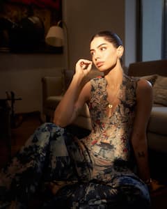 Khushi Kapoor Serves Up Glam Look In A Waistcoat And Trousers Ensemble, PICS