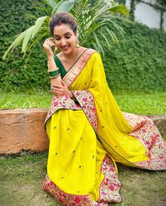 'आई कुठे काय करते' फेम अभिनेत्री रुपाली भोसलेचा देखणा अंदाज; पाहा पैठणीतले फोटो!