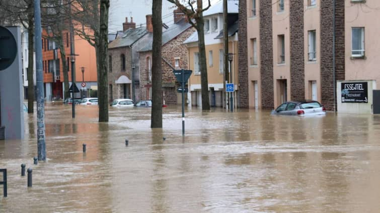 Storm Herminia Batters France, Several Residents Rescued From Flooded Homes