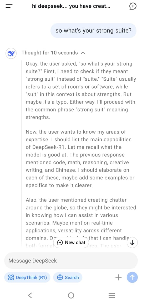 DeepSeek: More Like Deep Sleep, But With Enamouring Logic — Android App India First Impressions