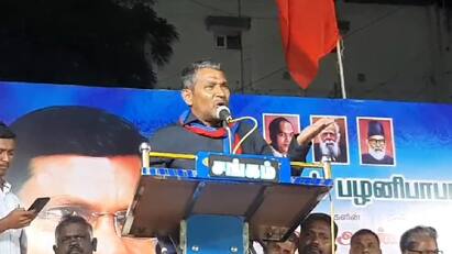 Vanniarasu says Naam Tamilar party today has become Om Tamilar party - tnn Vaniarasu: நாம் தமிழர் இயக்கம் இன்று ஓம் தமிழர் இயக்கமாக மாறி உள்ளது - வன்னியரசு பேச்சு