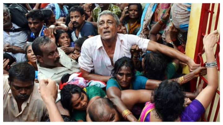 July 14, 2015: Twenty-seven pilgrims died and 20 others were injured in a stampede at a major bathing spot on the banks of the Godavari river where a huge crowd of devotees had gathered on the opening day of ‘Pushkaram’ festival in Rajahmundry in Andhra Pradesh.