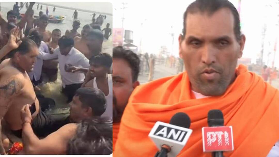 wwe-wrestler-dalip-singh-khali-at-mahakumbh-and-his-reaction-on-cm-yogi-video Mahakumbh 2025: મહાકુંભમાં પહોંચ્યો રેસલર ધ ગ્રેટ ખલી, સીએમ યોગીને લઈને આપ્યું મોટું નિવેદન; જુઓ વીડિયો