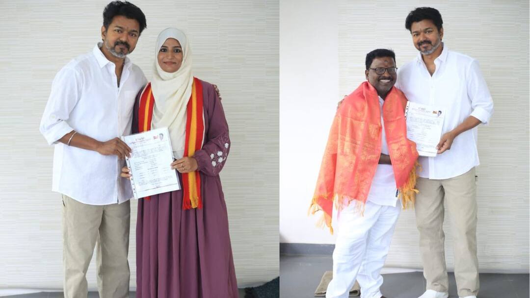 TVK 2nd,1st List: 2வது பட்டியலை வெளியிட்ட விஜய்: 19 மாட்டங்களுக்கான தவெக நிர்வாகிகளின் பெயர்கள் TVK Leader Vijay Released Second Name List And First List Of Party District Secretaries Tamilaga Vettri Kazhagam Check TVK 2nd,1st List: 2வது பட்டியலை வெளியிட்ட விஜய்: 19 மாட்டங்களுக்கான தவெக நிர்வாகிகளின் பெயர்கள்