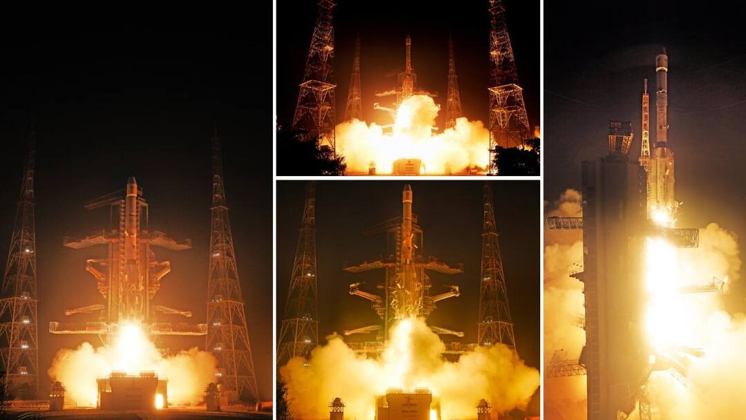 GSLV-F15/NVS-02 launch : भारताची शान इस्रोची ऐतिहासिक 'शंभरी'! सतीश धवन केंद्रातून GSLV-F15 वरून 100 वे लॉन्चिंग, काश्मीर ते कन्याकुमारी परफेक्ट नेव्हिगेशन मिळणार GSLV-F15/NVS-02 launch by Indian Space Research Organisation from Sriharikota this is ISRO 100th space mission GSLV-F15/NVS-02 launch : भारताची शान इस्रोची ऐतिहासिक 'शंभरी'! सतीश धवन केंद्रातून GSLV-F15 वरून 100 वे लॉन्चिंग, काश्मीर ते कन्याकुमारी परफेक्ट नेव्हिगेशन मिळणार