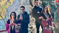 शादी के बाद हनीमून की जगह घूमने के लिए वैष्णो देवी गई 'इमली' फेम मेघा चक्रवर्ती, पति के साथ दिए पोज