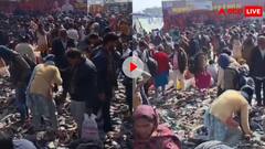 चप्पल नहीं मिल रही यार! कुंभ में भारी भीड़ के चलते चप्पल खोजने में लोगों कर करनी पड़ रही मशक्कत, देखें वीडियो