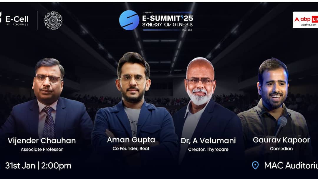 IIT Roorkee's Annual Fest E-Summit 2025 To Begin From Jan 31, Vijender Chauhan, Aman Gupta Among Speakers IIT Roorkee's Annual Fest E-Summit 2025 To Begin From Jan 31, Vijender Chauhan, Aman Gupta Among Speakers IIT Roorkee's Annual Fest E-Summit 2025 To Begin From Jan 31, Vijender Chauhan, Aman Gupta Among Speakers