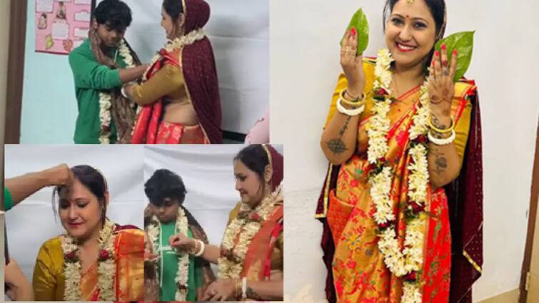 Viral Video Professor Marrying First Year Student In Classroom Probe Ordered Viral Video: அதிர்ச்சி… வகுப்பறையிலேயே மாணவனை திருமணம் செய்த பேராசிரியை? விசாரணைக்கு உத்தரவு