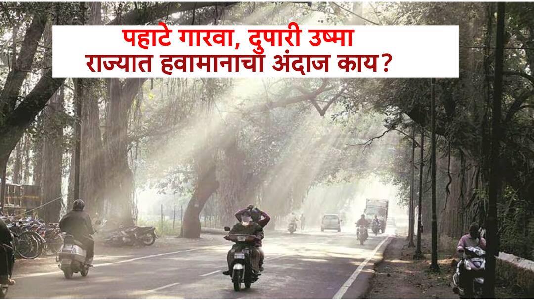 Maharashtra Weather: पहाटे गारवा, दुपारी उष्मा! राज्यात हवामानाचा अंदाज काय? कुठे पाऊस, कुठे थंडी? : IMD Maharashtra Weather Update Chilly Mornings Scorching Afternoons IMD Forecasts Temperature Variations Across the State Where to Expect Rain or Cold Maharashtra Weather: पहाटे गारवा, दुपारी उष्मा! राज्यात हवामानाचा अंदाज काय? कुठे पाऊस, कुठे थंडी? : IMD