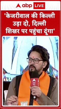 Delhi Elections 2025: Anurag Thakur Claims BJP's Victory In Forthcoming Polls | ABP News