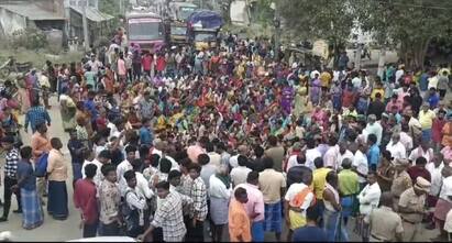 Madurai frequent accident People protested for a tunnel in Madurai அடிக்கடி ஏற்படும் விபத்து.. மதுரையில் சுரங்கப்பாதை கேட்டு மறியலில் இறங்கிய மக்கள்