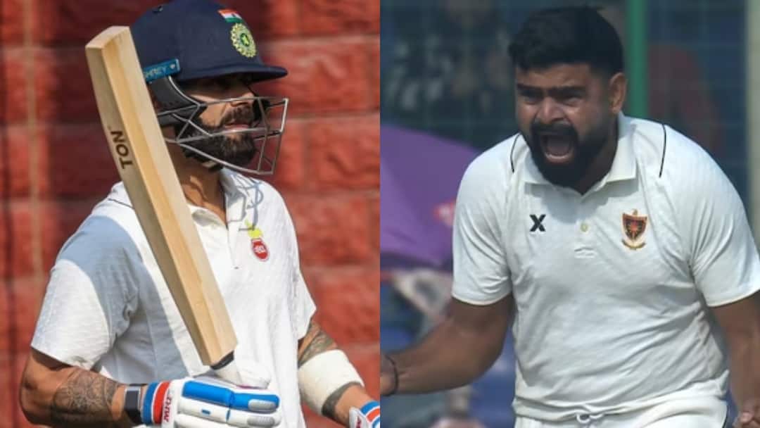 प्रदीप सांगवान के भाई हैं हिमांशु सांगवान? आखिर क्यों फैंस गलत खिलाड़ी को सुना रहे खरी-खोटी virat kohli fans trolled pradeep sangwan instead himanshu sangwan who clean bowled virat kohli ranji trophy प्रदीप सांगवान के भाई हैं हिमांशु सांगवान? आखिर क्यों फैंस गलत खिलाड़ी को सुना रहे खरी-खोटी