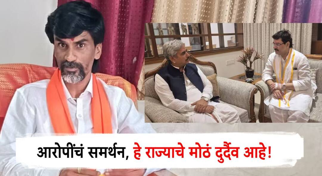 Manoj Jarange Patil first reaction on bhagwangad namdev shastri support dhananjay munde in beed give message Maharashtra politics marathi news Manoj Jarange Patil : संत महंत समाज घडवणारे न्याय मंदिर, आरोपींचं समर्थन हे राज्याचं मोठं दुर्दैव! महंत नामदेवशास्त्रींच्या भूमिकेवर मनोज जरांगे यांची टीका