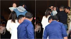 Alia Bhatt And Ranbir Kapoor’s Daughter Raha Clings To Mommy As They Depart  From Mumbai, See Pics