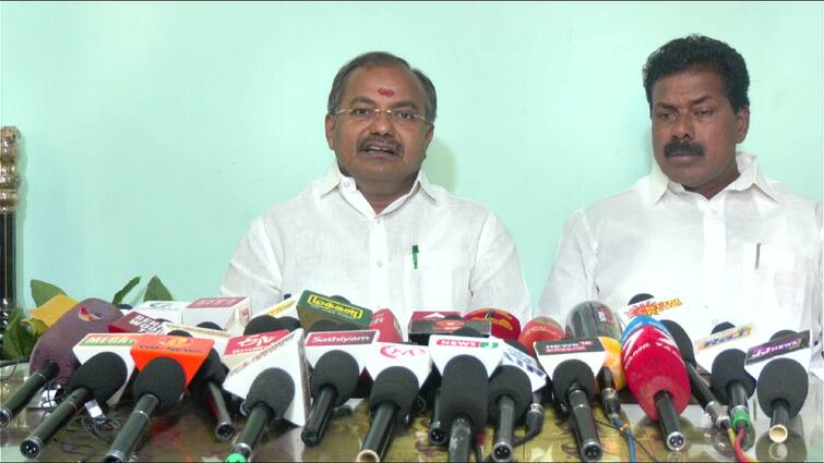 MLA Arul says  Chief Minister Stalin is responsible for the death of Veerapandi Arumugam - tnn வீரபாண்டி ஆறுமுகம் மரணத்திற்கு முதல்வர் ஸ்டாலின்தான் காரணம் - எம்எல்ஏ அருள் ஆவேசம்