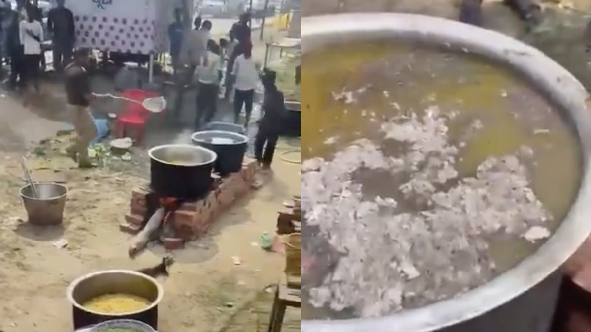 महाकुंभ: श्रद्धालुओं के लिए बन रहे भंडारे में इंस्पेक्टर ने डाली राख, Video Viral