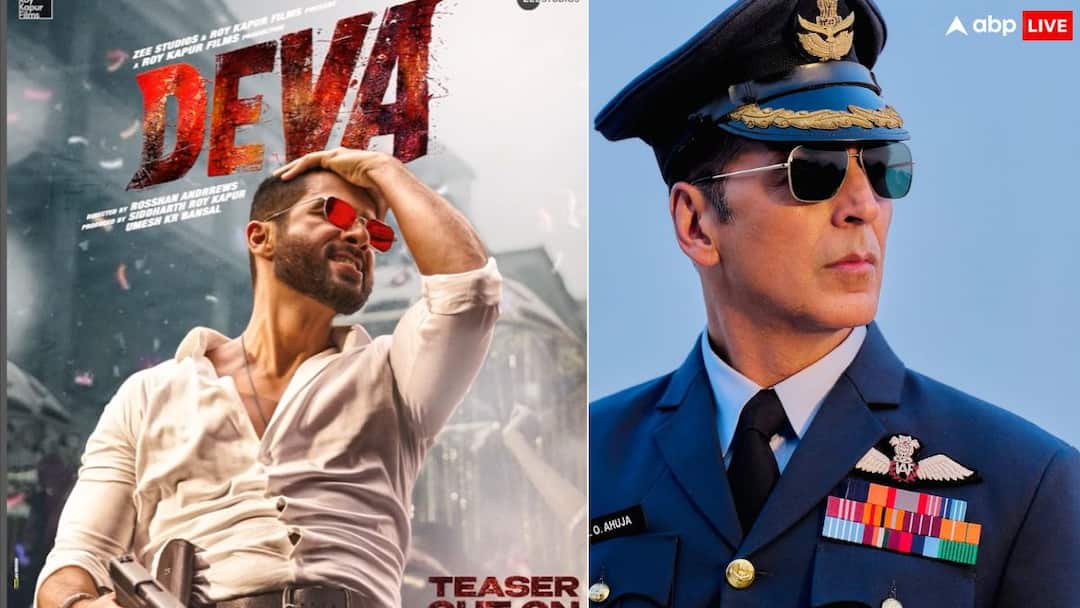 Deva Vs Sky Force akshay kumar movie impact from shahid kapoor deva Deva Vs Sky Force: शाहिद कपूर की 'देवा' का 'स्काई फोर्स' पर पड़ेगा असर, कलेक्शन में आएगी गिरावट