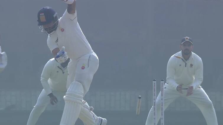 India Star virat kohli got out clean bowled  ranji match delhi vs railways Virat Kohli : கோலியும் காலி!  மைதானமும் காலி.. என்ன இப்படி ஆகிருச்சு..