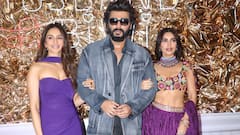 PICS: Arjun Kapoor, Bhumi Pednekar And Rakul Preet Singh At Trailer Launch Of 'Mere Husband Ki Biwi'