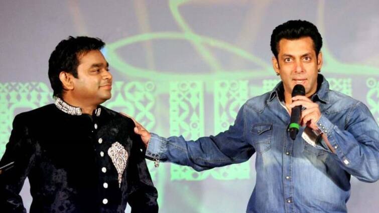 Music Composer A R Rahman Reply after Salman khan calls his music average ஆணவத்தில் பேசிய சல்மான் கான்..ஒரே வார்த்தையில் ஆஃப் செய்த ரஹ்மான்