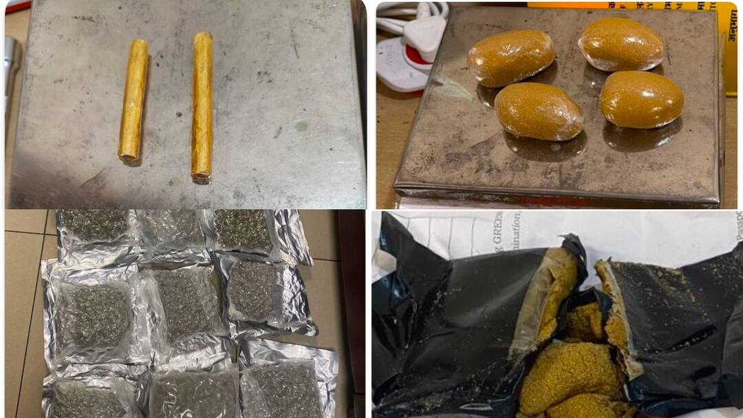 Mumbai custom department action on CSMIA in smuggling case gold drugs Diamond seized ANN मुंबई एयरपोर्ट पर कस्टम की बड़ी कार्रवाई, 8 यात्रियों से करोड़ों का सोना, हीरा और ड्रग्स बरामद