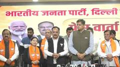 AAP’s Loss Becomes BJP’s Gain — 8 Outgoing MLAs Defect Just 4 Days Before Delhi Polls