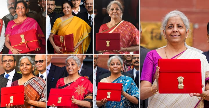 हर साल बजट के दिन वित्त मंत्री निर्मला सीतारमण का खास लुक होता है और वो अलग-अलग रंगों की साड़ी में नजर आती हैं. इससे पहले के बजट में उन्होंने व्हाइट, रेड, येलो, ब्लू, ब्राउन जैसे रंगों का चुनाव किया है.