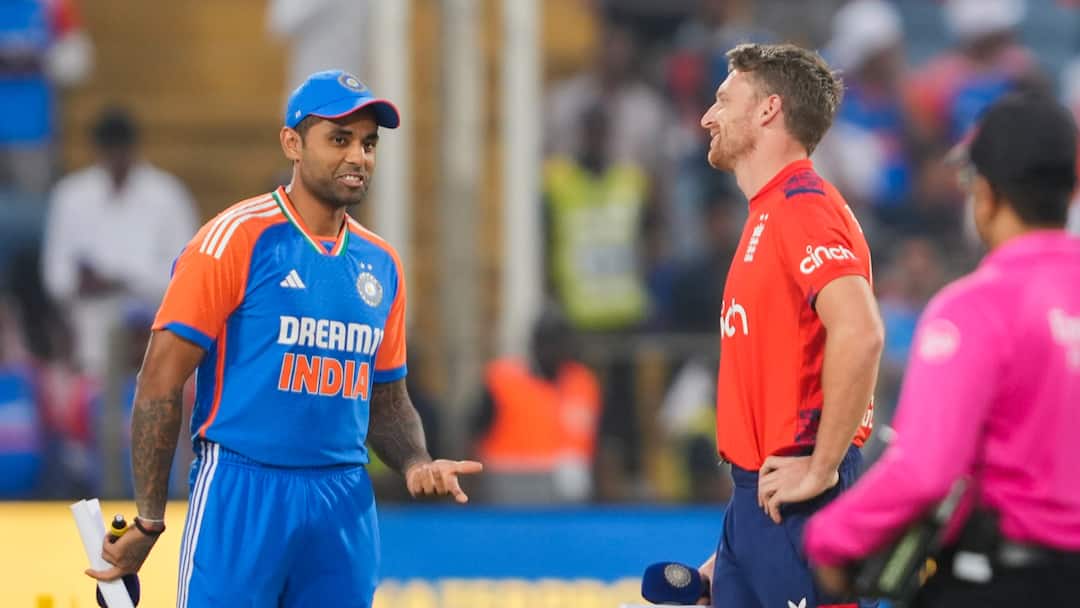 india vs england 5th t20i toss winner jos buttler suryakumar yadav wankhede stadium mumbai IND Vs ENG, 5th T20I: England Elect To Bowl First In Mumbai | Playing XI Details Inside