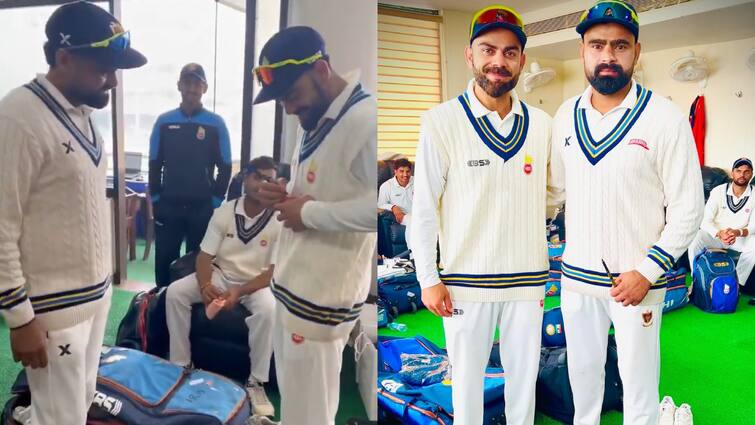 विराट कोहली ने हिमांशु सांगवान पर हस्ताक्षर किए, जिन्होंने खारिज कर दिया, वायरल वीडियो