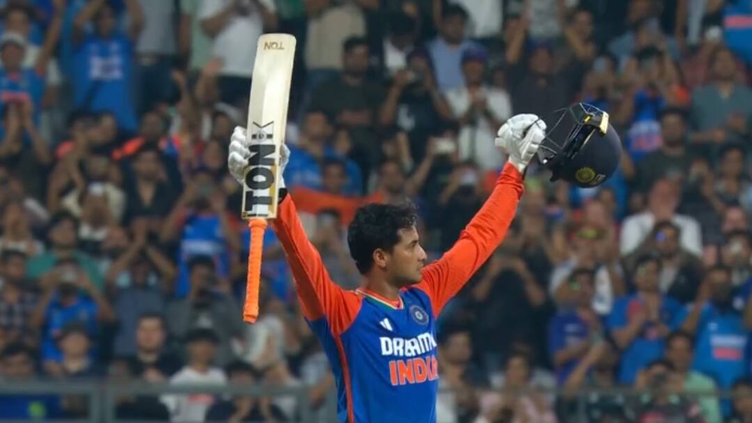 Abhishek Sharma Joins An Elite List With Historic T20I Ton Vs England; Becomes Fastest Ever... abhishek sharma scores 2nd fastest t20i ton for india fastest ever vs england surpasses aaron finch 5th t20i wankhede stadium mumbai watch highlights Abhishek Sharma Joins An Elite List With Historic T20I Ton Vs England; Becomes Fastest Ever...