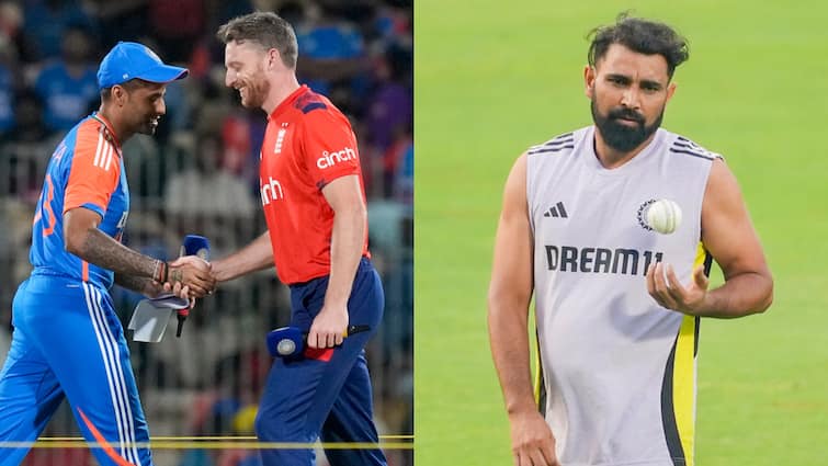 IND vs ENG 5th T20I Toss update England won and chose to bowl first Mohammed Shami return in Indian playing XI IND vs ENG 5th T20I: इंग्लैंड ने टॉस जीतकर किया बॉलिंग का फैसला, टीम इंडिया में मोहम्मद शमी की हुई वापसी