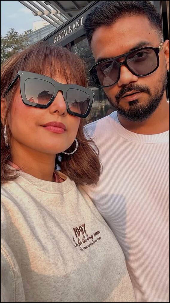 बॉयफ्रेंड रॉकी की फैमिली संग डे आउट पर निकलीं हिना खान