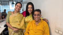 Rupali Ganguly Channels Festive Vibes In Her Favorite Yellow Saree For Saraswati Puja, See Pics