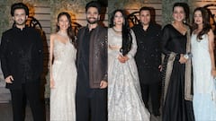 Vicky Bhagnani Sangeet: वाइफ रकुल प्रीत संग रॉयल लुक में पहुंचे जैकी भगनानी, ये सितारे भी हुए शामिल