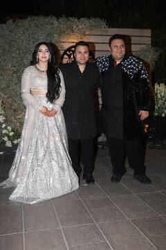 Vicky Bhagnani Sangeet: वाइफ रकुल प्रीत संग रॉयल लुक में पहुंचे जैकी भगनानी, ये सितारे भी हुए शामिल