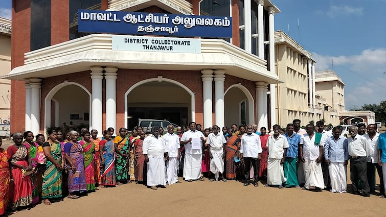 Thanjavur news Theperumanallur people petitioned with pain tnn வேதனையுடன் மனு அளித்த தேப்பெருமாநல்லூர் மக்கள்... எதற்காக?