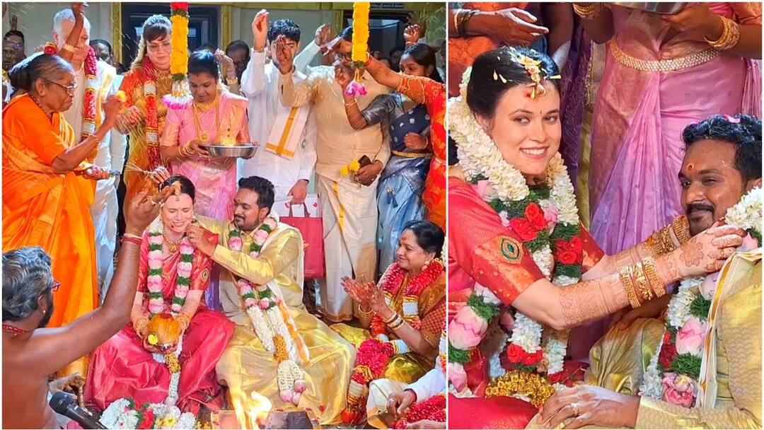 நாசா விஞ்ஞானிக்கு செஞ்சியில் நடந்த திருமணம்.. அமெரிக்க பெண்ணை கரம்பிடித்த தமிழர்