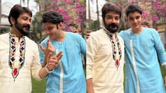 Saraswati Puja Tollywood: শাড়ি আর পাঞ্জাবীতে বাণী-বন্দনা, সরস্বতী পুজো কেমন করে কাটাল টলিউড?