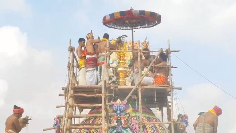 Thiruvaiyaru Aiyarappar Temple Maha Kumbabhishekam tnn ஐயாறப்பா... ஐயாறப்பா... விண்ணதிர எழுந்த பக்தி கோஷம்: திருவையாறு கோயில் கும்பாபிஷேகம்