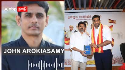 Vijays Strategist John Arokiyasamys Audio Leaked by Adhav Arjuna? John Vs Aadhav :  ”ஜான் ஆரோக்கியசாமி ஆடியோவை வெளியிட்டது ஆதவ் அர்ஜூனா?” வெளியான புதுத் தகவல்..!