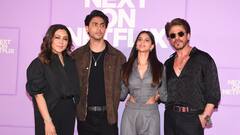 Shahrukh Khan Family Photos: लेकाच्या नव्या वेब सीरिजची घोषणा, शाहरुखने संपूर्ण कुटुंबासह लावली हजेरी; फोटो चर्चेत!