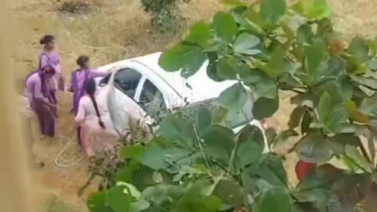 Viral Video Shows Andhra Teacher Forcing Students To Clean Car; Suspended After Backlash