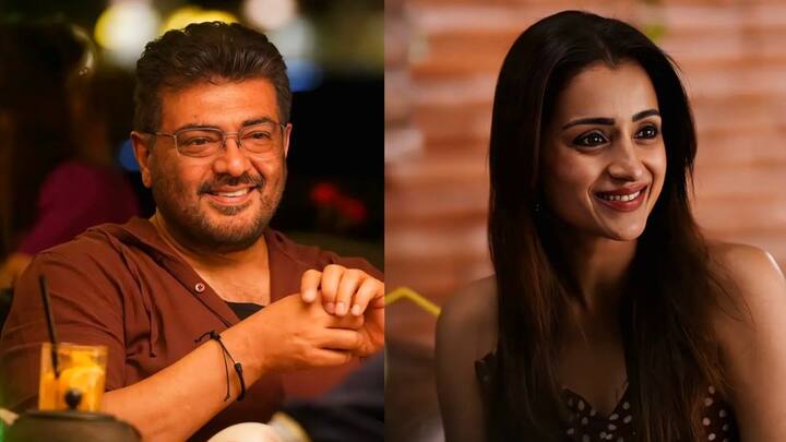 மகிழ் திருமேனி இயக்கத்தில் அஜித் த்ரிஷா நடித்துள்ள விடாமுயற்சி படத்தில் இருந்து அஜித் மற்றும் த்ரிஷாவின் புகைப்படங்கள் வெளியாகியுள்ளன