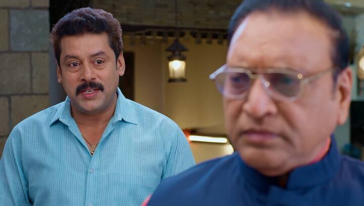 దశరథ్ తండ్రితో ఇప్పుడు బాధగా ఉందా నాన్న. సాయం చేసి ఉంటే బాగుంటుందనుకున్నారా అనగానే శివనారాయణ సైలెంట్​గా వెళ్లిపోతాడు. (Image Credit: Disney Plus Hotstar/ Star Maa)